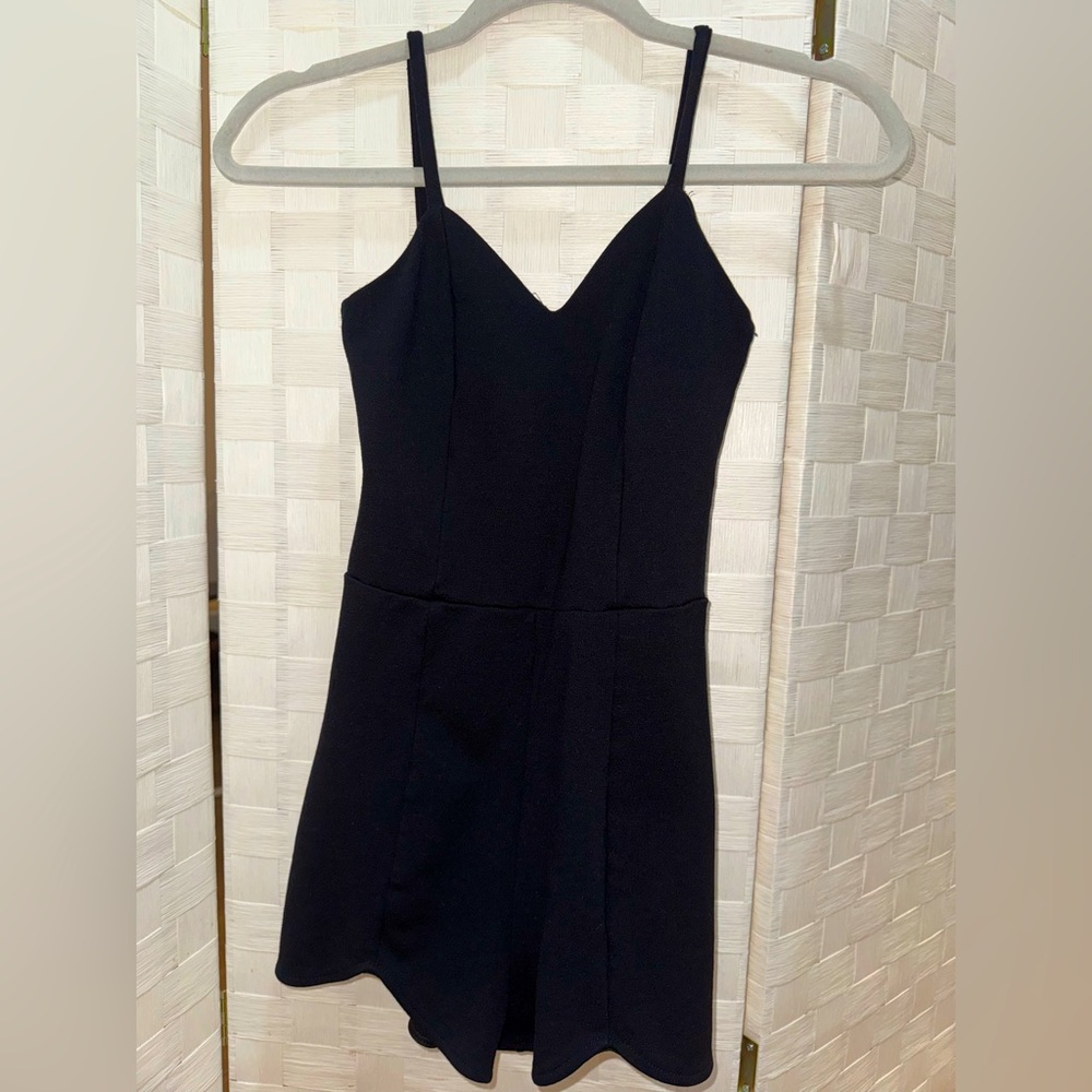 Bodycon Low V Neck Strappy Romper